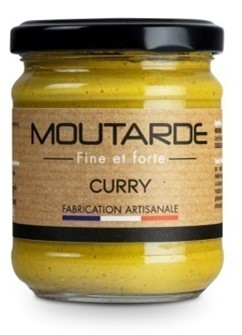 Moutarde fine et forte au Curry