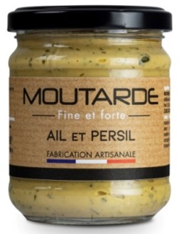 Moutarde fine et forte Ail & Persil